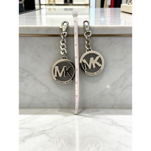 Michael Kors Gold-Tone MK Logo Bag Charm Keychain | Purse Accessory